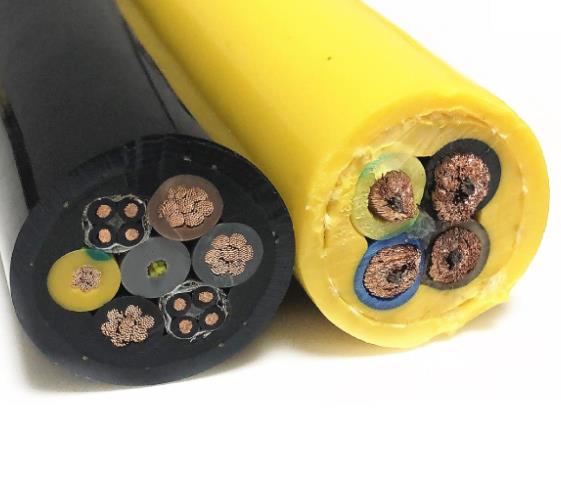 多芯柔性pur卷筒電纜(聚氨酯)